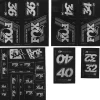 Fox Suspension Suspension|Heritage Decal Kit for Forks & Shocks (Silver) (All Models Except Step Casts)