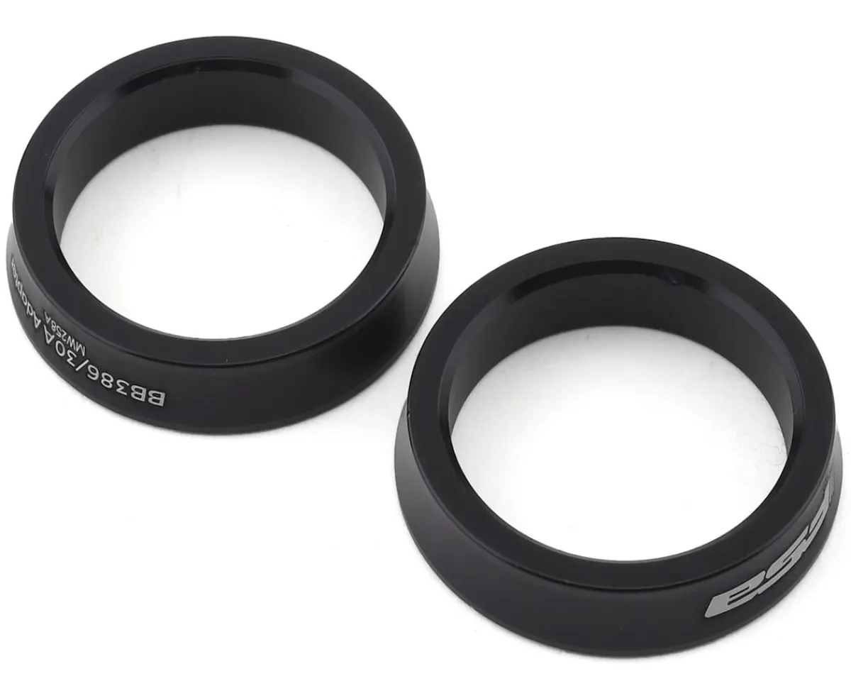 Full Speed Ahead Bottom Brackets & Parts|BB30/PF30 To 386 EVO Adapter (Black) (86.5mm)