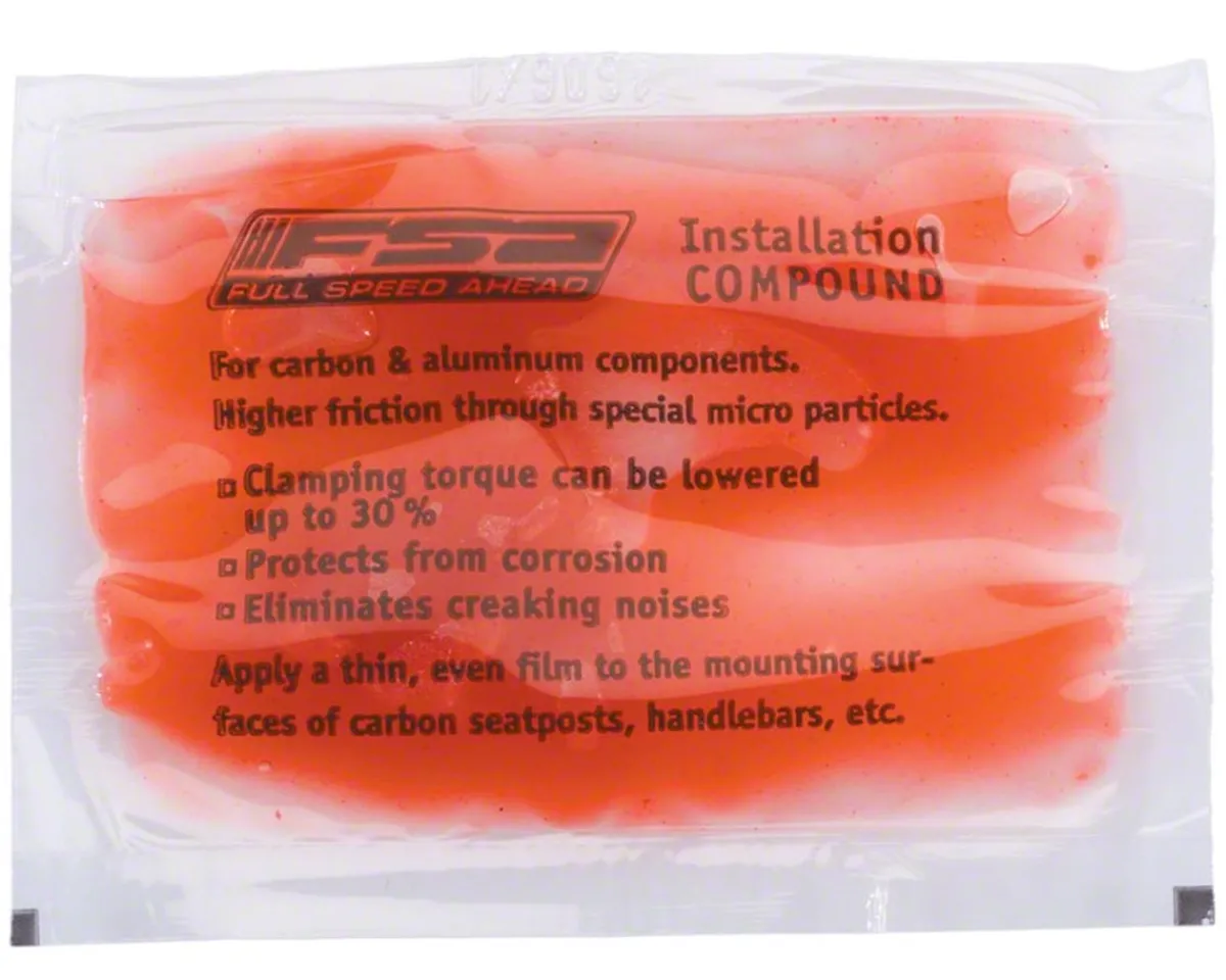 Full Speed Ahead Lubes, Greases, & Oils|Installation Compound for Carbon Seatposts (5g)