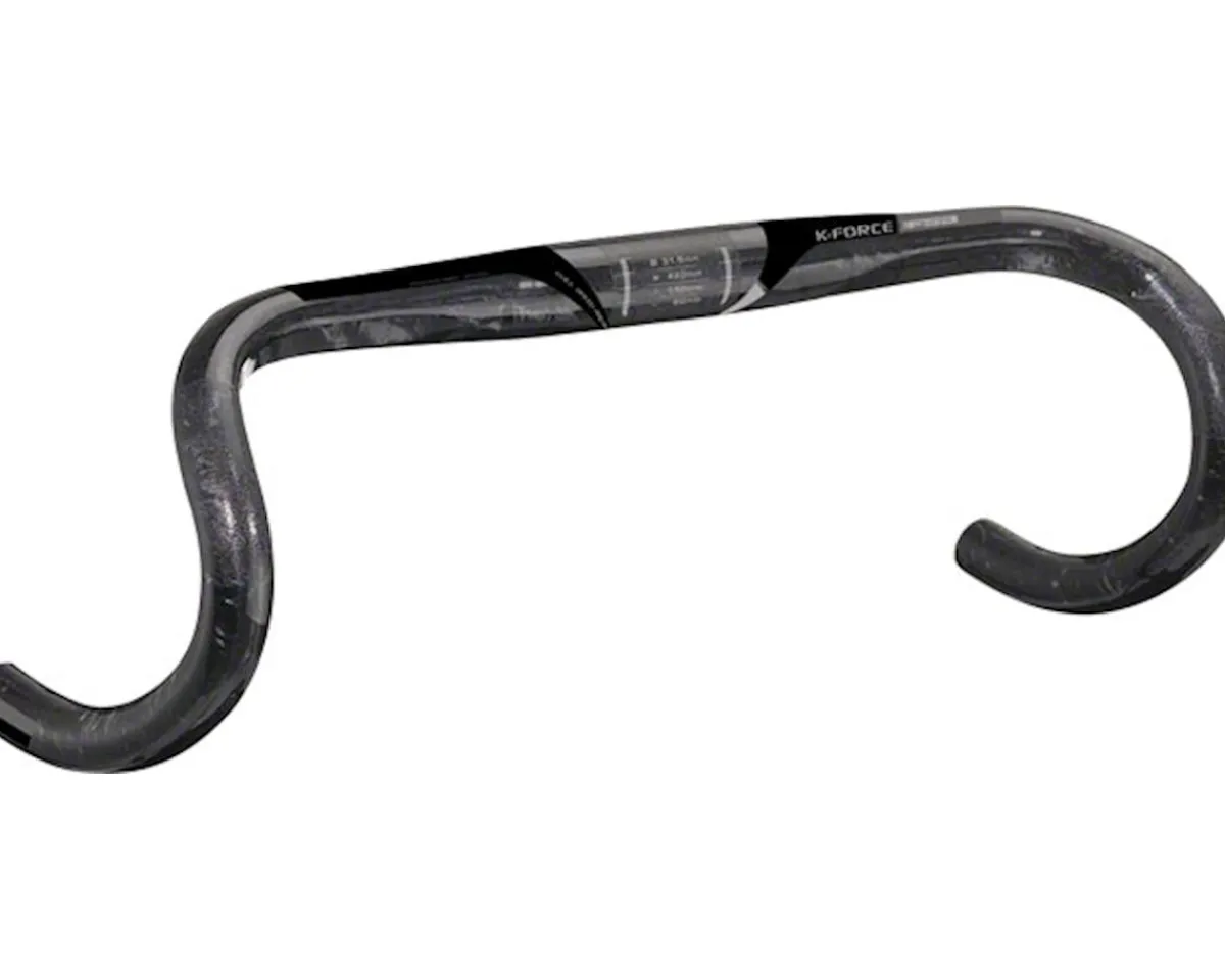 Full Speed Ahead Handlebars|K-Force Compact Carbon Handlebar (Black) (31.8mm) (40cm)