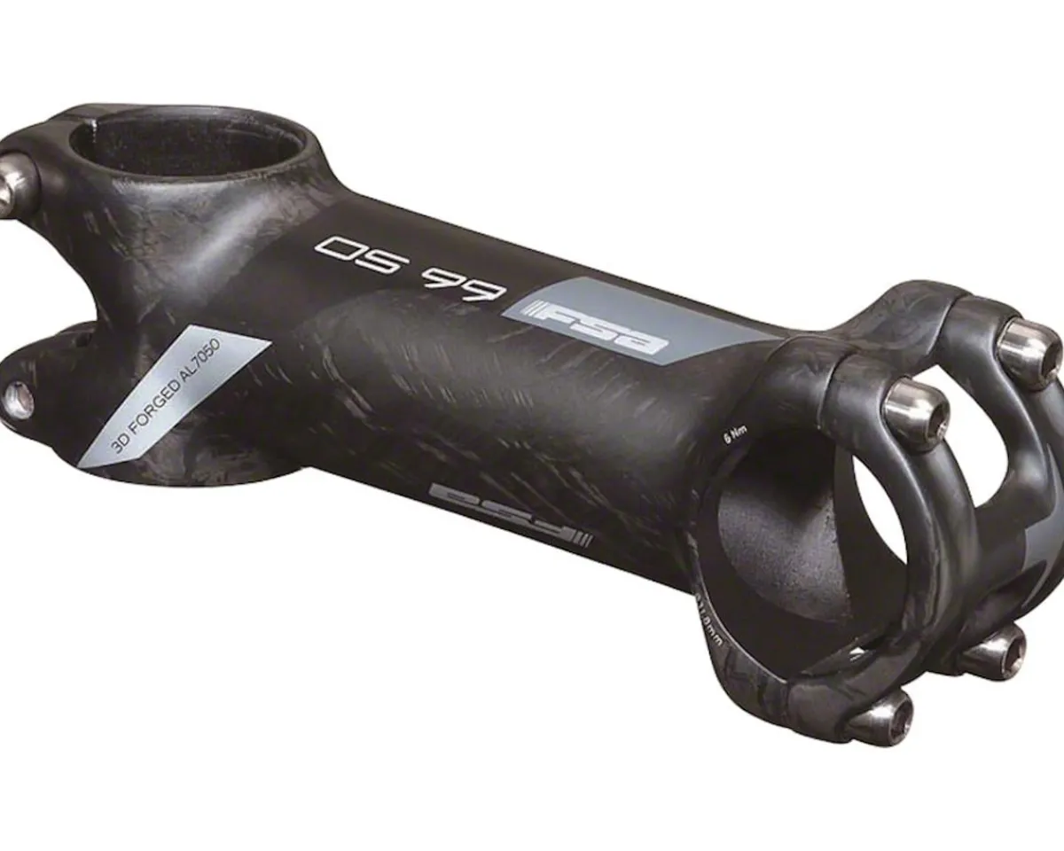 Full Speed Ahead Stems & Parts|K-Force Light Stem (Black) (Carbon) (31.8mm Clamp) (90mm) (6°)