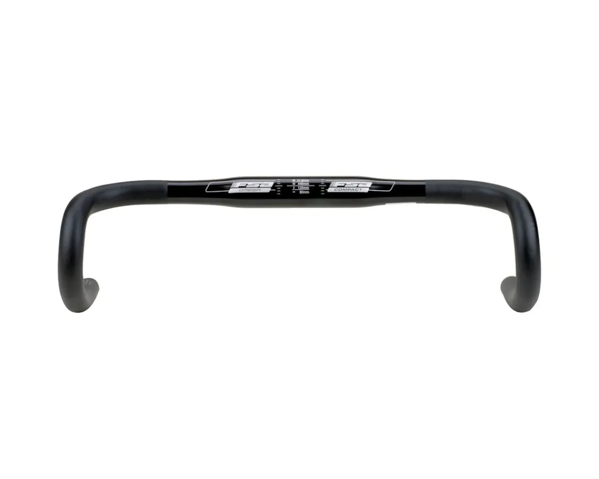 Full Speed Ahead Handlebars|Omega Compact Alloy Handlebar (Black) (31.8mm) (40cm)