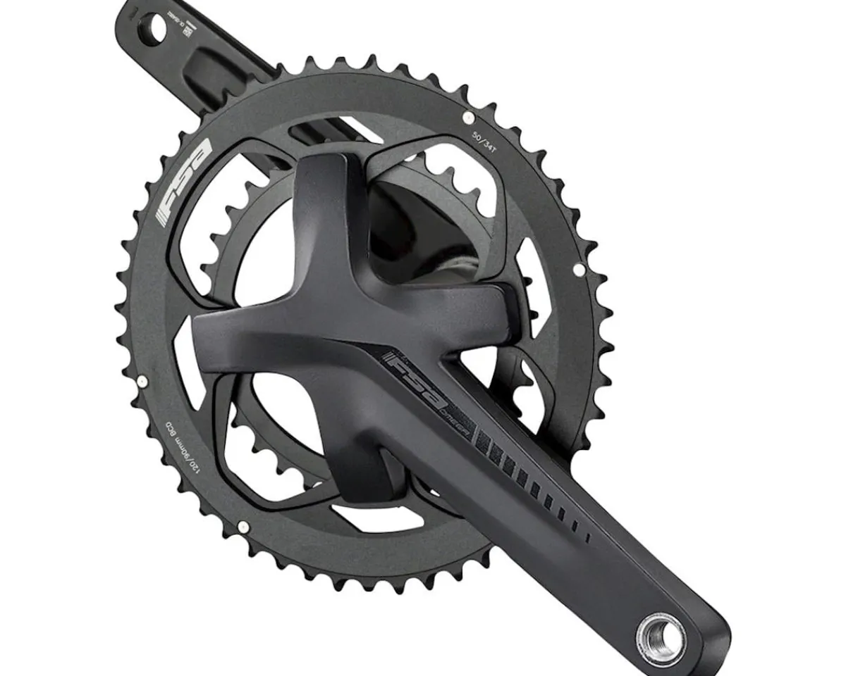 Full Speed Ahead Cranksets & Parts|Omega Road Crankset (Black) (175mm) (50/34T) (2 x 11 Speed) (MegaExo 19)