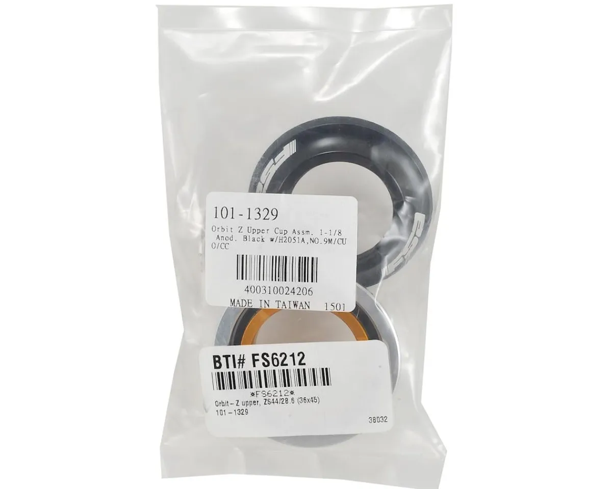 Full Speed Ahead Headsets & Spacers|Orbit-Z Zero Stack Upper (Black) (1-1/8") (ZS44/28.6)