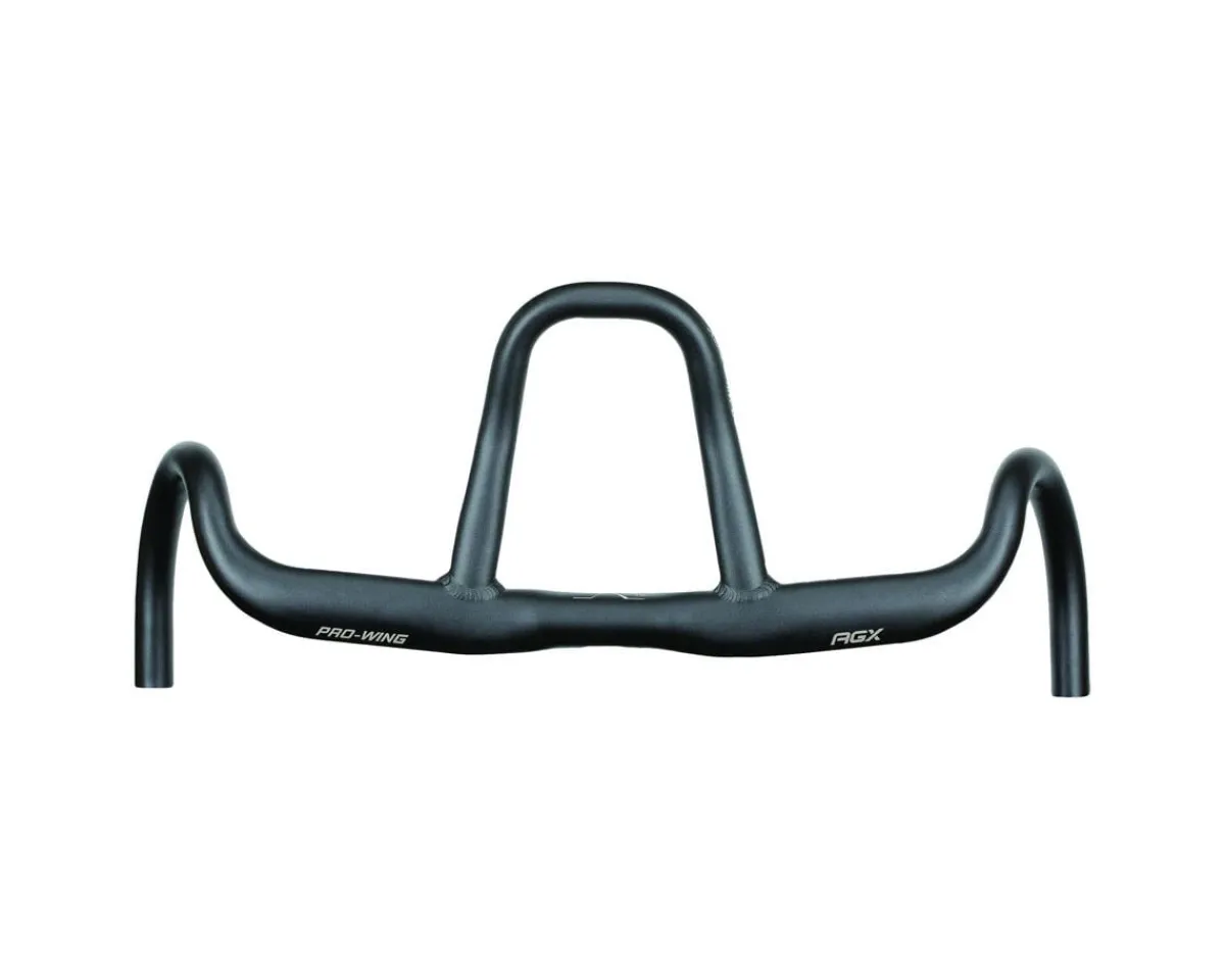 Full Speed Ahead Handlebars|Pro-Wing AGX Gravel/Adventure Handlebar (Black) (31.8mm) (42cm) (25° Flare)