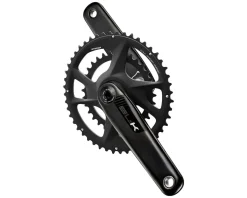 Full Speed Ahead Cranksets & Parts|SL-K 2x Modular Carbon Crankset (Black) (For Shimano HG+ 12-Speed) (165mm) (53/39T) (30mm 386EVO Spindle)