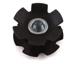 Full Speed Ahead Headsets & Spacers|Steel Star Nut (Black) (1-1/8")