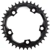 Full Speed Ahead Chainrings & Accessories|Super Road Megatooth Chainring (Black) (1 x 11 Speed) (110mm BCD) (Single) (38T)