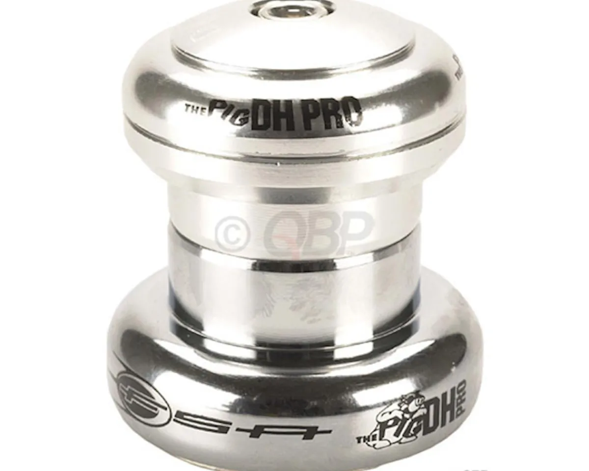 Full Speed Ahead Headsets & Spacers|The Pig DH Pro Threadless Headset (Silver) (1-1/8") (EC34/28.6) (EC34/30)