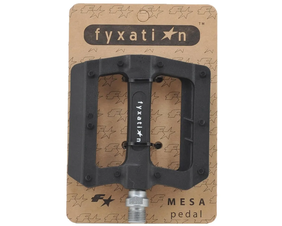 Fyxation Pedals & Cleats|Mesa Pedals (Black)