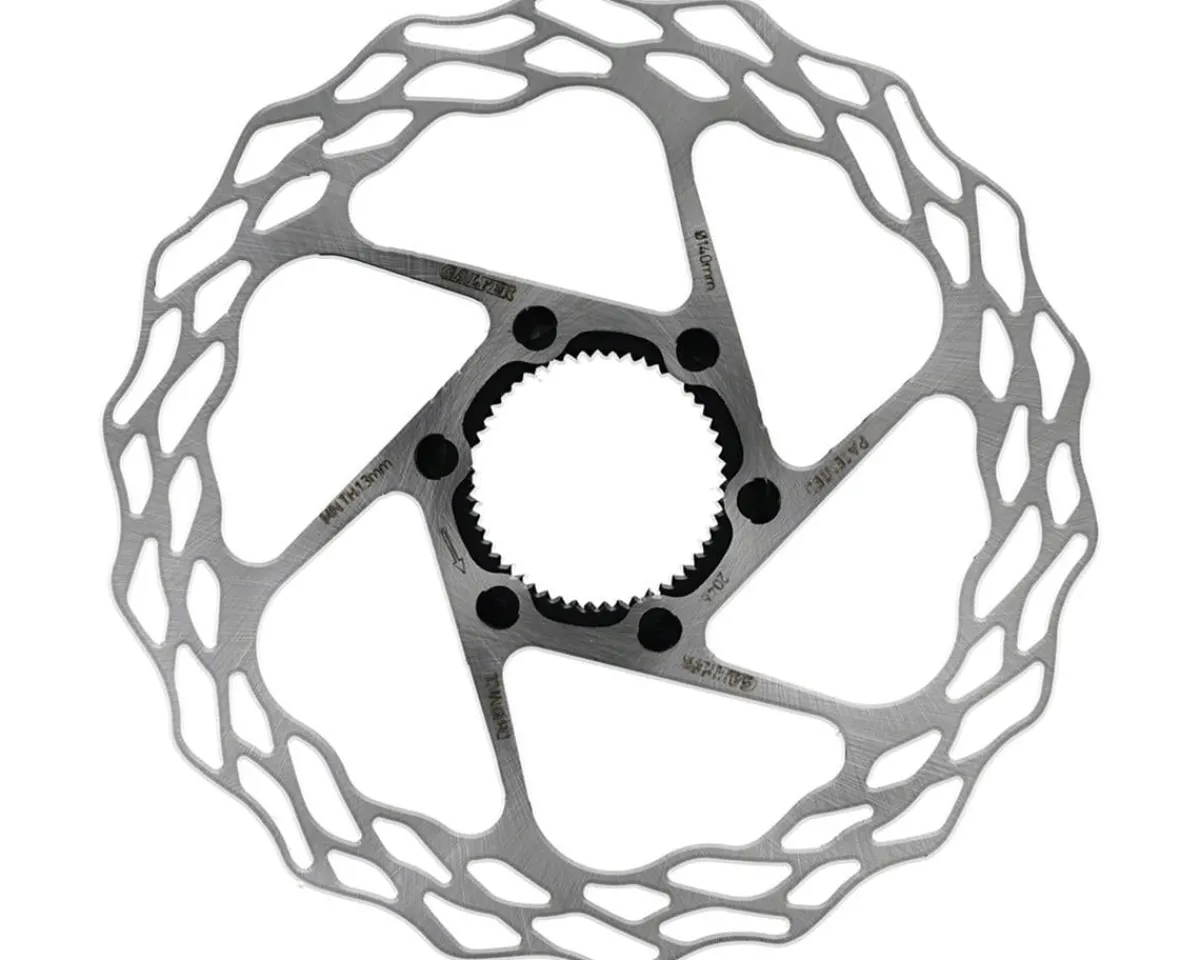 Galfer Brakes|Wave Road Bike Disc Brake Rotor (Silver) (Centerlock) (140mm)