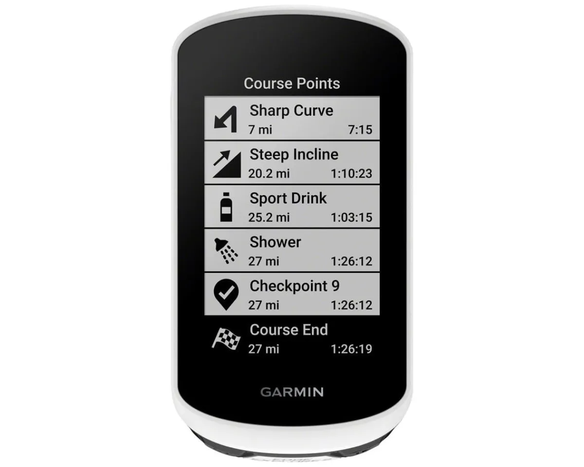 Garmin Bike Computers|Edge Explore 2 GPS Cycling Computer Power Mount Bundle (White)