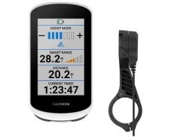 Garmin Bike Computers|Edge Explore 2 GPS Cycling Computer Power Mount Bundle (White)