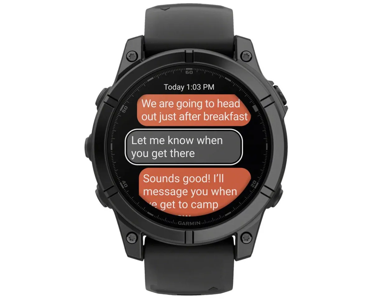Garmin Watches|fenix E GPS Smartwatch (Slate Grey Steel/Black) (47mm Case) (AMOLED Display)