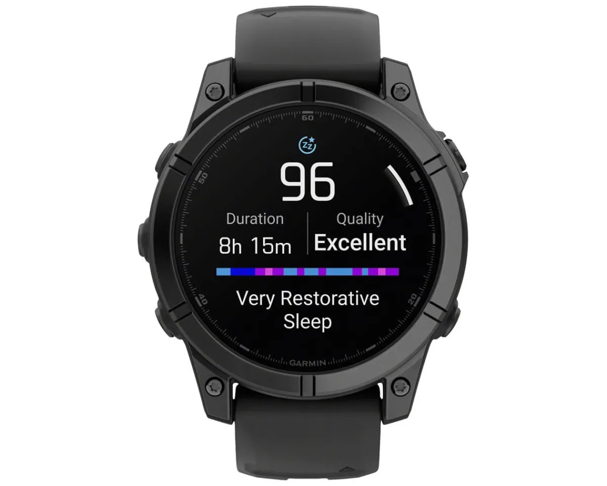 Garmin Watches|fenix E GPS Smartwatch (Slate Grey Steel/Black) (47mm Case) (AMOLED Display)