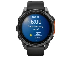 Garmin Watches|fenix 8 GPS Smartwatch (Slate Grey/Black) (47mm Case)