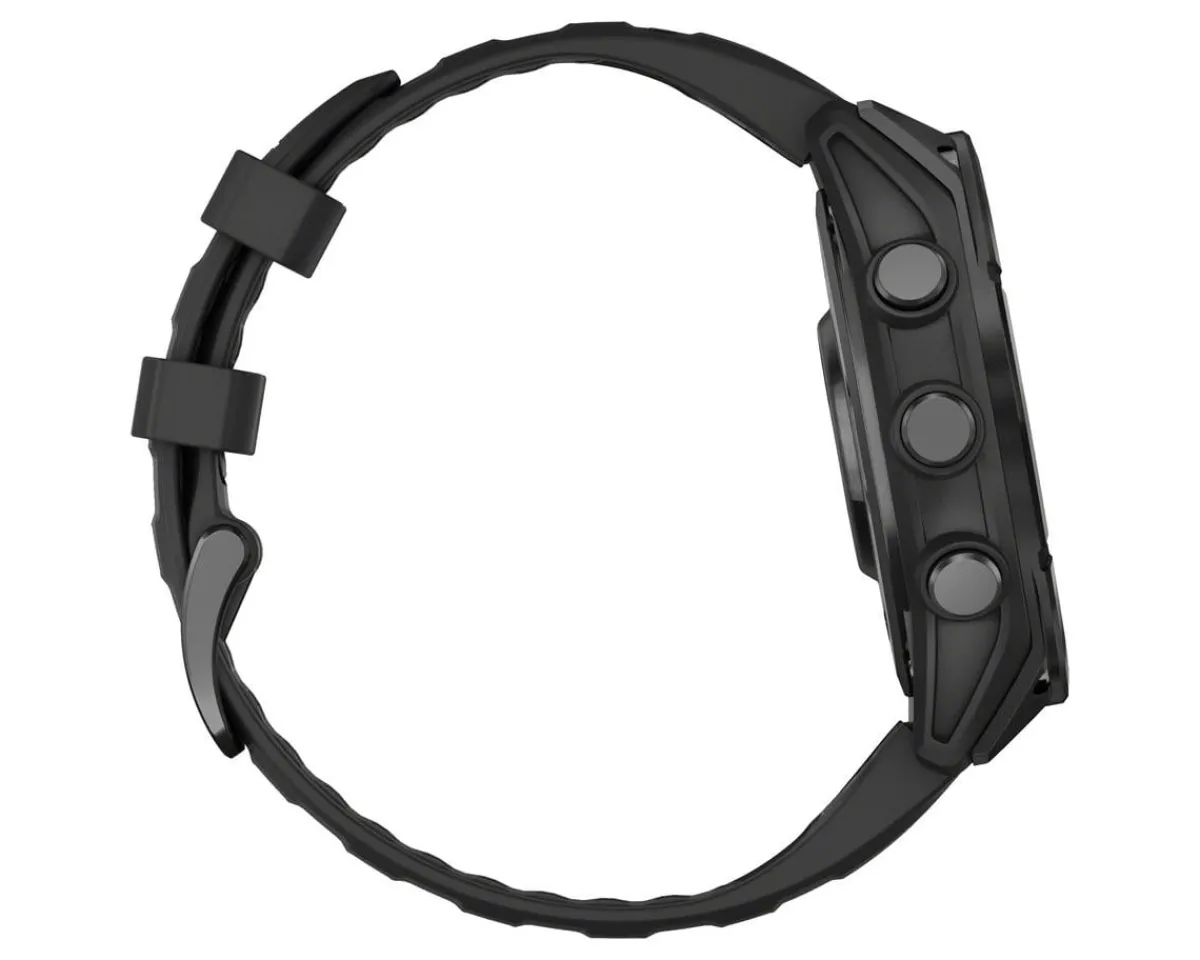 Garmin Watches|fenix 8 Sapphire GPS Smartwatch (Carbon Grey/Black) (47mm Case)
