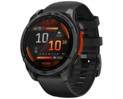 Garmin Watches|fenix 8 Sapphire GPS Smartwatch (Carbon Grey/Black) (47mm Case)