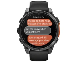 Garmin Watches|fenix 8 Sapphire GPS Smartwatch (Carbon Grey/Black) (47mm Case)