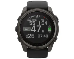 Garmin Watches|fenix 8 Sapphire Solar (Carbon Grey DLC) (51mm)