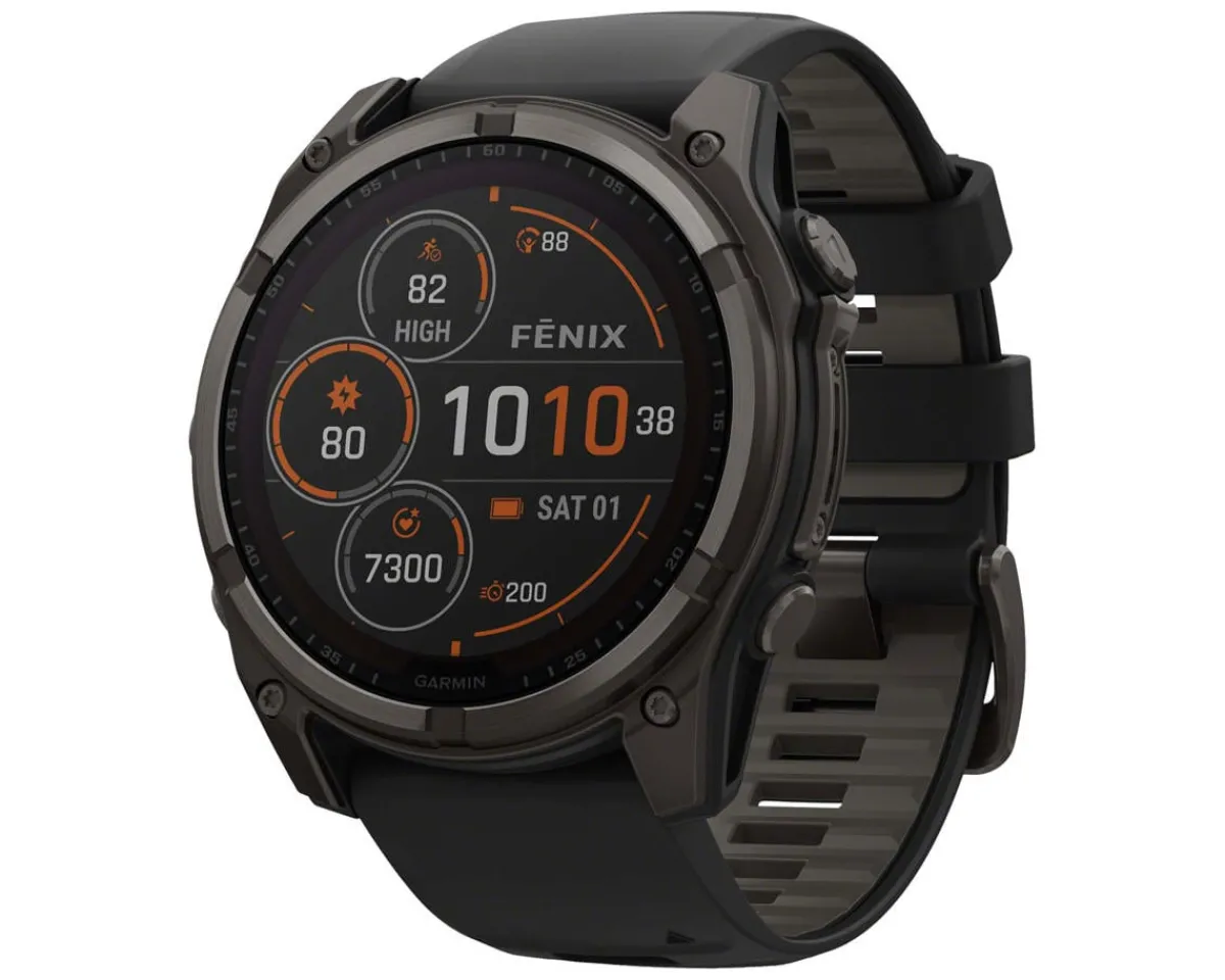 Garmin Watches|fenix 8 Sapphire Solar (Carbon Grey DLC) (51mm)