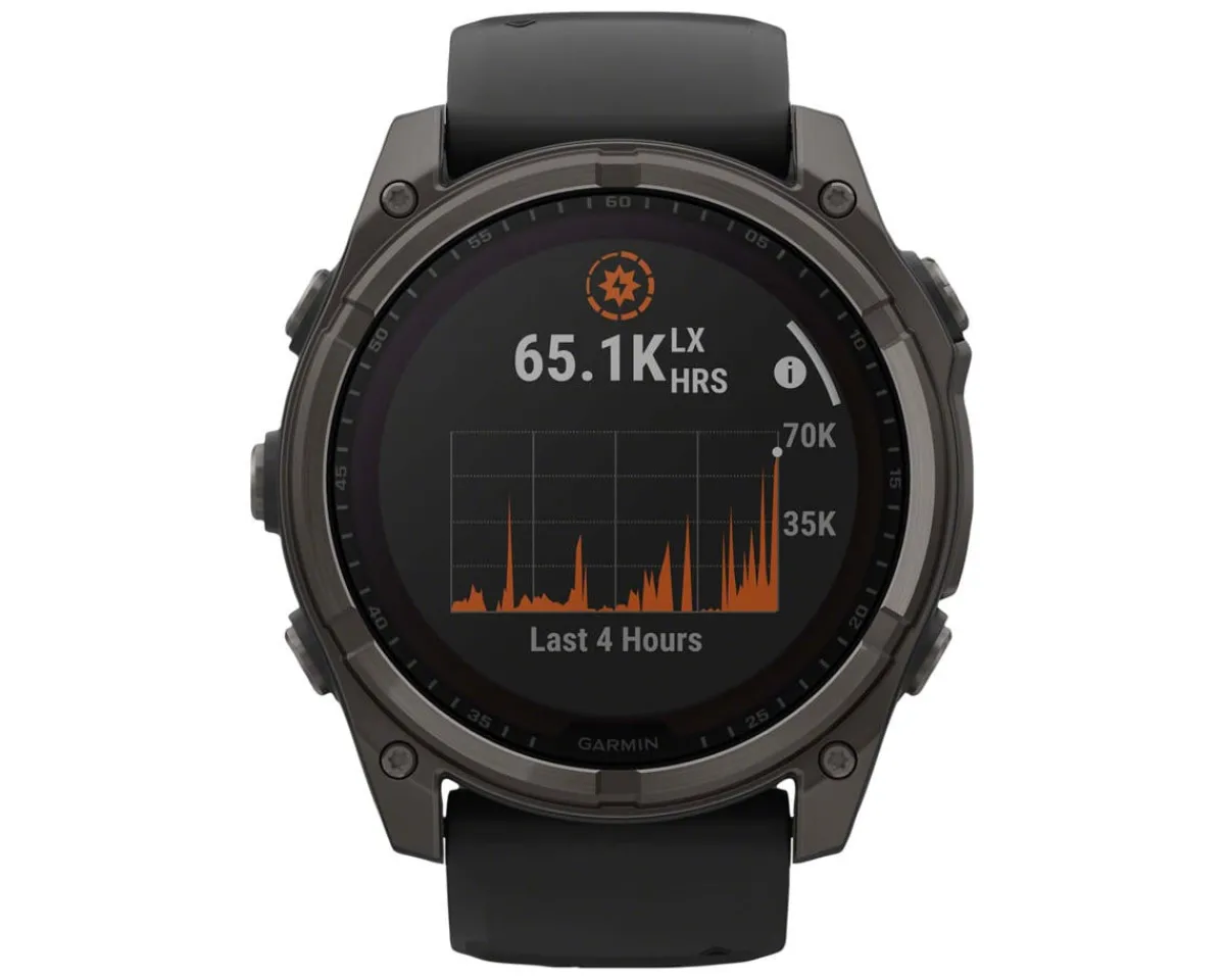 Garmin Watches|fenix 8 Sapphire Solar (Carbon Grey DLC) (51mm)