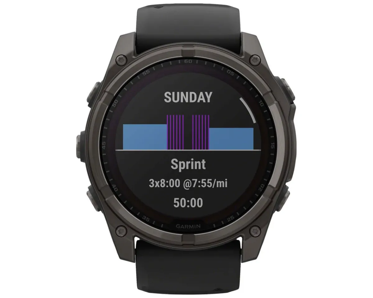 Garmin Watches|fenix 8 Sapphire Solar (Carbon Grey DLC) (51mm)