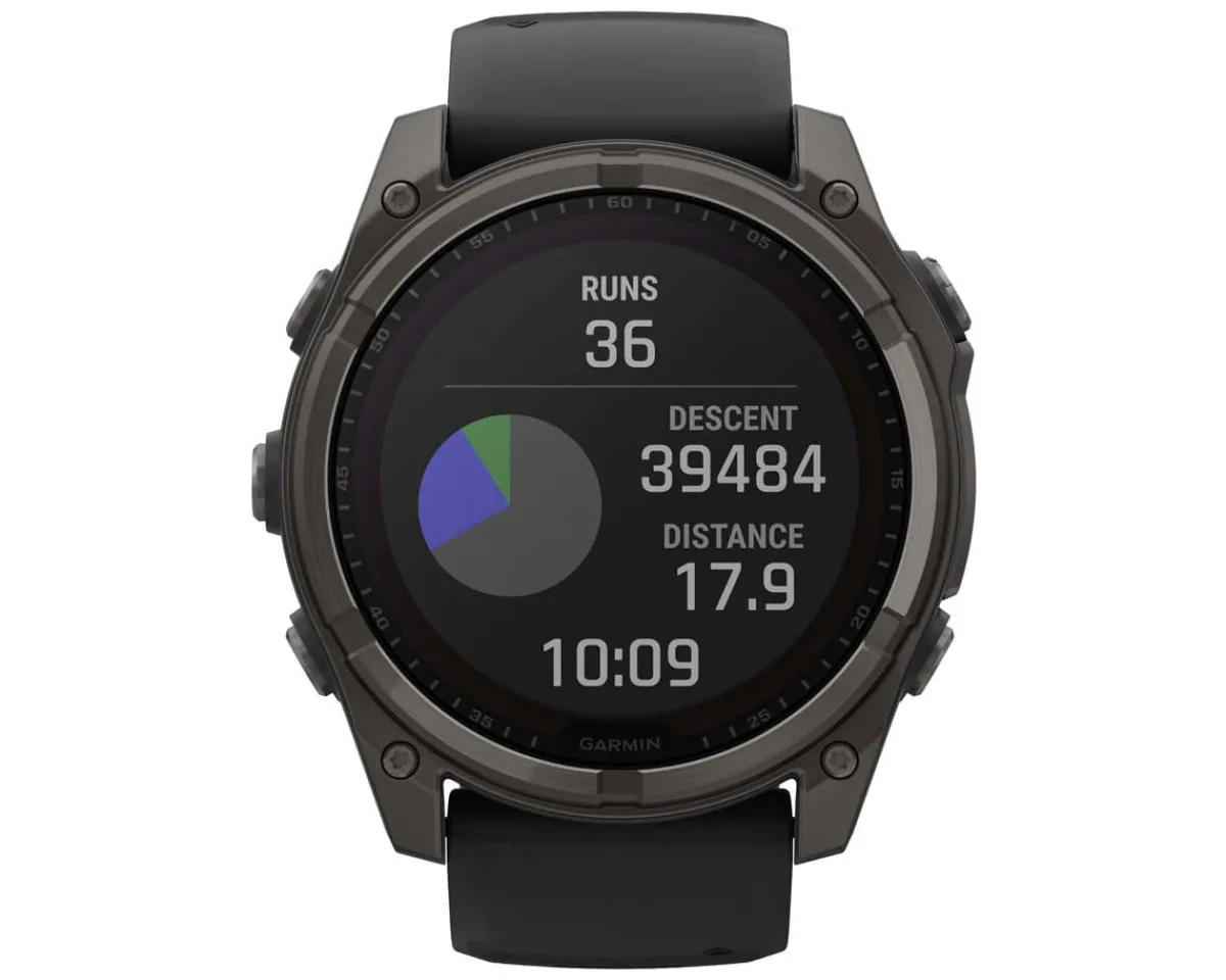 Garmin Watches|fenix 8 Sapphire Solar (Carbon Grey DLC) (51mm)