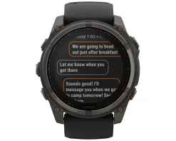Garmin Watches|fenix 8 Sapphire Solar (Carbon Grey DLC) (51mm)