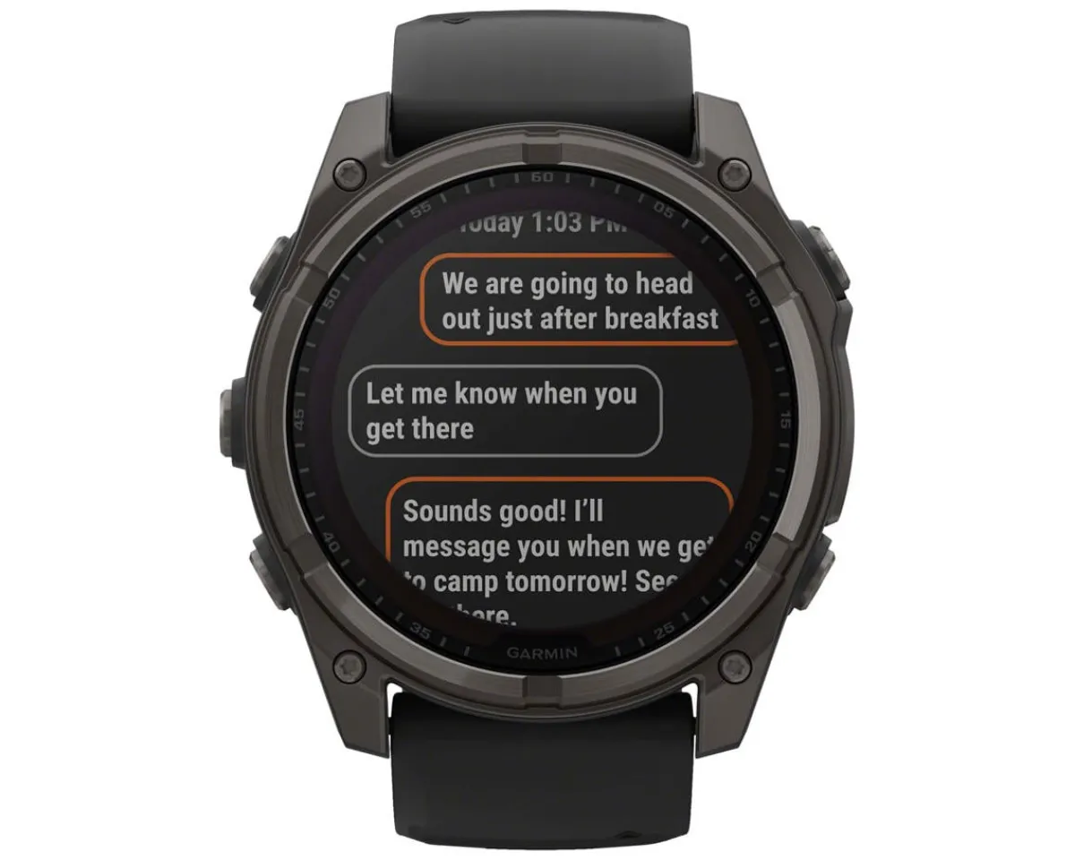 Garmin Watches|fenix 8 Sapphire Solar (Carbon Grey DLC) (51mm)