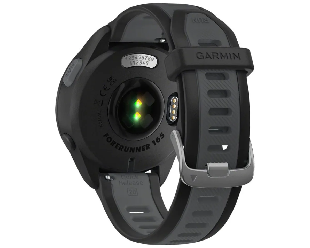 Garmin Watches|Holiday Shopping|Forerunner 165 GPS Smartwatch (Black/Slate Gray) (AMOLED Display)
