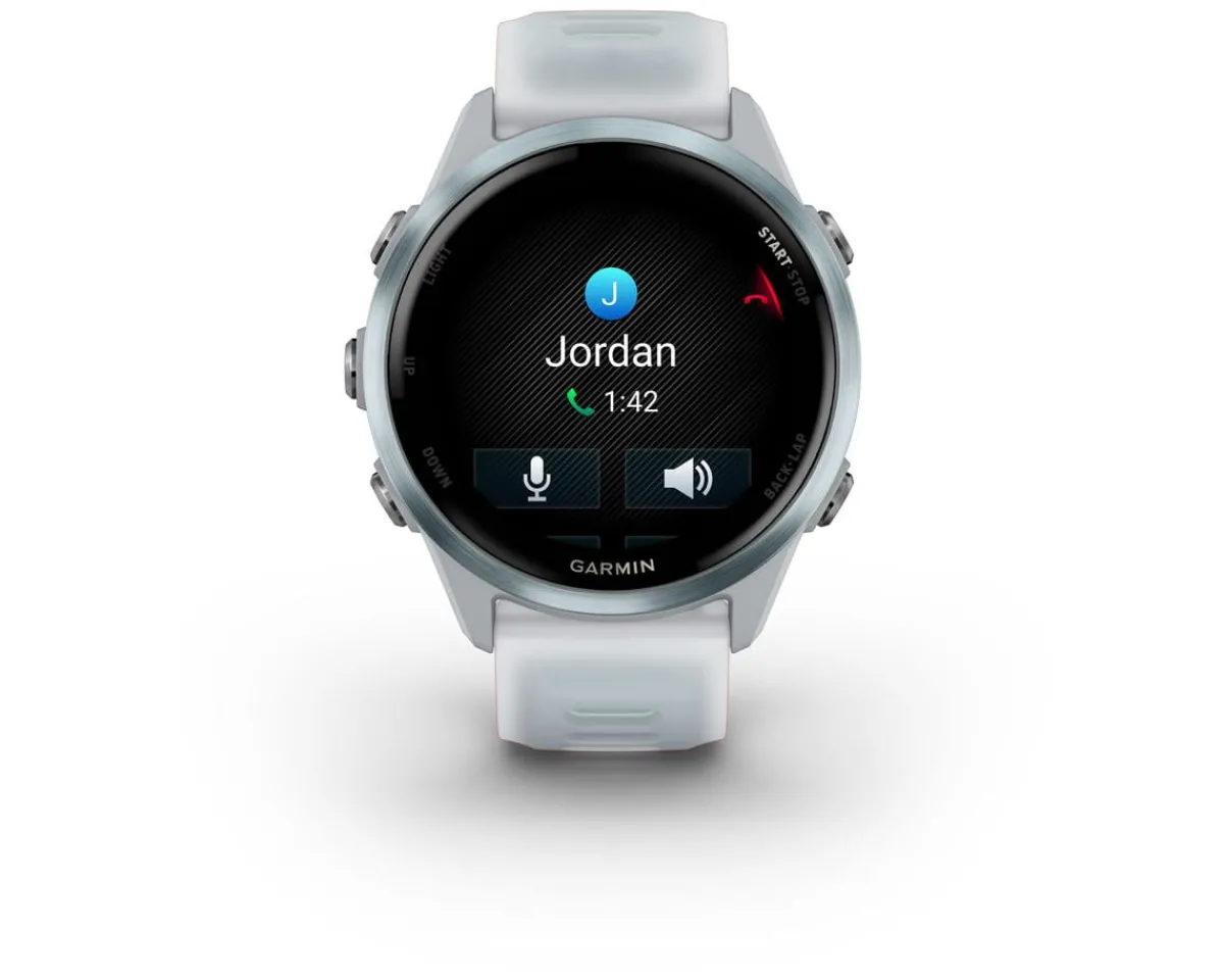 Garmin Watches|Forerunner 570 Smartwatch (Whitestone/Cloud Blue ) (42mm)