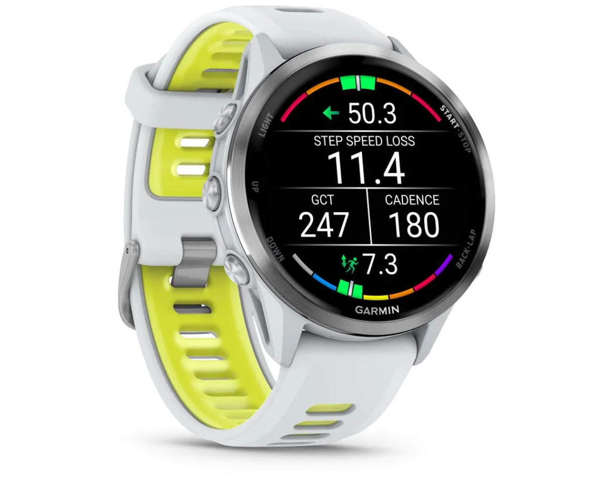 Garmin Watches|Forerunner 970 Smartwatch (Whitestone/Amp Yellow)