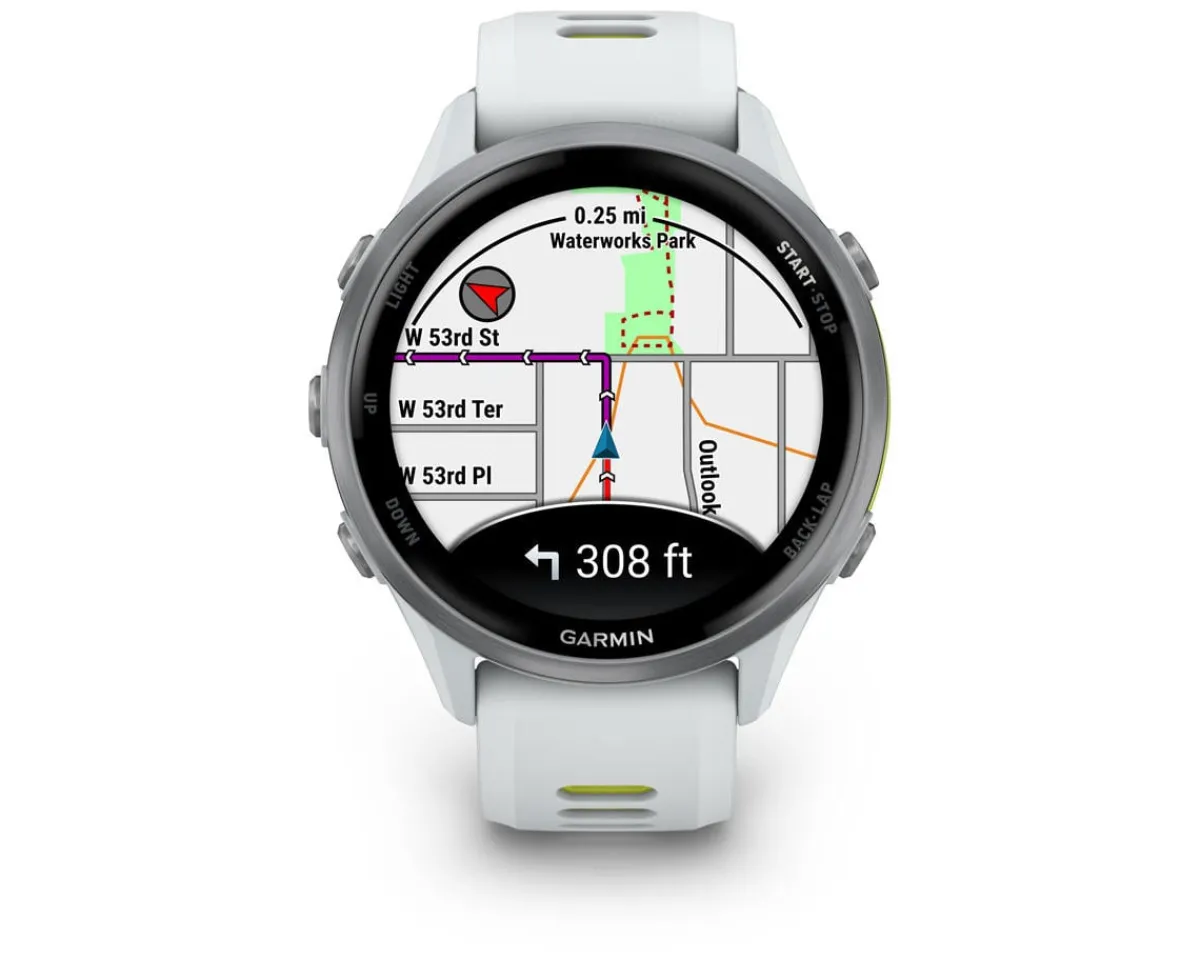 Garmin Watches|Forerunner 970 Smartwatch (Whitestone/Amp Yellow)