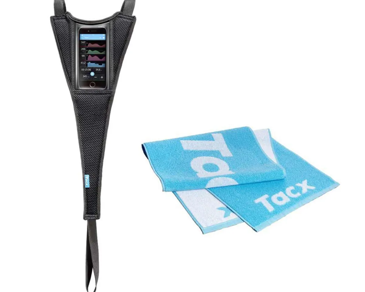 Garmin Tacx Indoor Trainers|Sweat Set (Black/Blue)