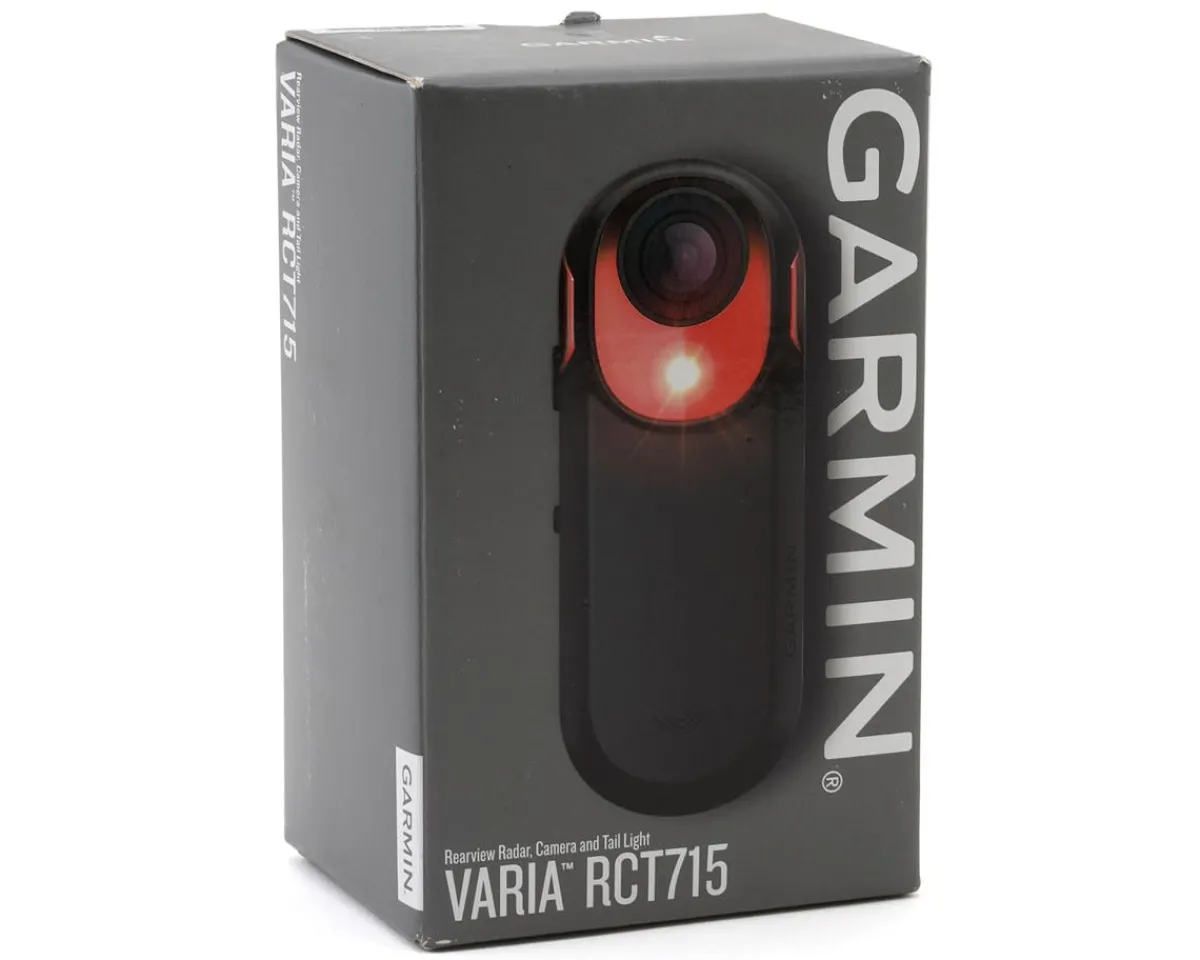 Garmin Bike Computers|Mounts & Handlebar Accessories|Varia RCT715 Rearview Radar w/ Tail Light & Camera (Black) (65 Lumens)
