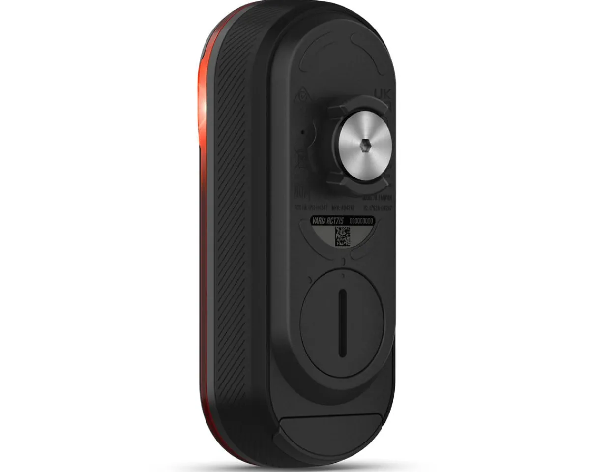 Garmin Bike Computers|Mounts & Handlebar Accessories|Varia RCT715 Rearview Radar w/ Tail Light & Camera (Black) (65 Lumens)