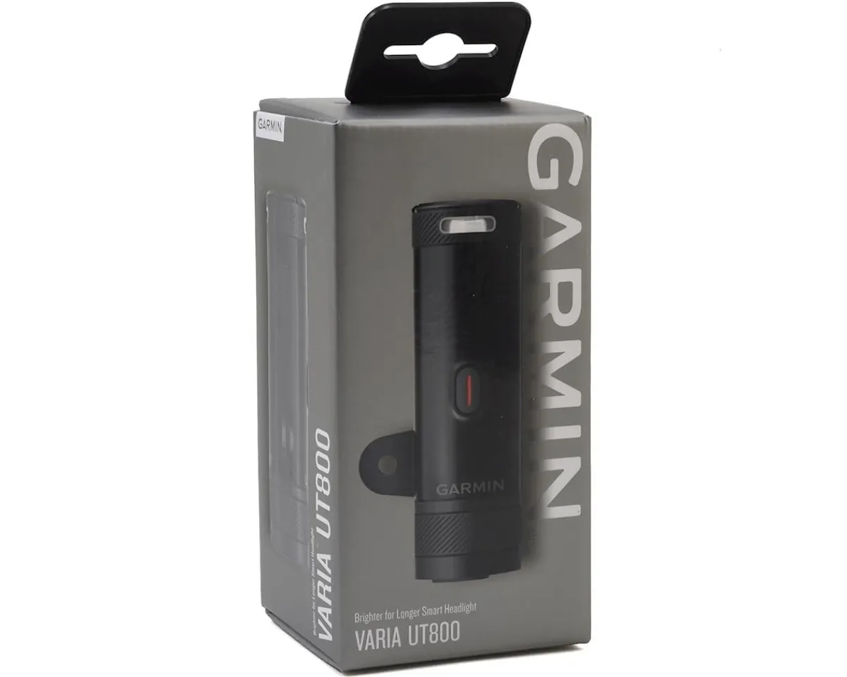 Garmin Holiday Shopping|Bike Lights|Varia UT800 Smart Headlight (Black) (800 Lumens) (Urban Edition) (w/ Mount)