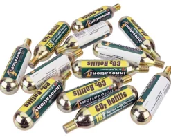 Genuine Innovations Pumps & Co2|Pumps & Co2|CO2 Cartridges (Silver) (Threaded) (20 Pack) (16g)