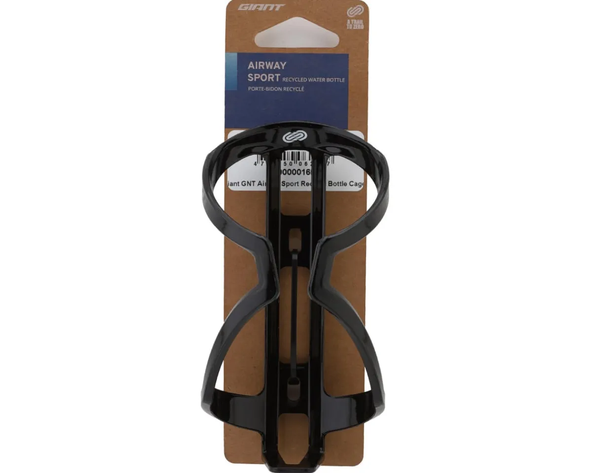 Giant Bottle Cages & Mounts|Airway Sport Recycled Water Bottle Cage (Gloss Black)