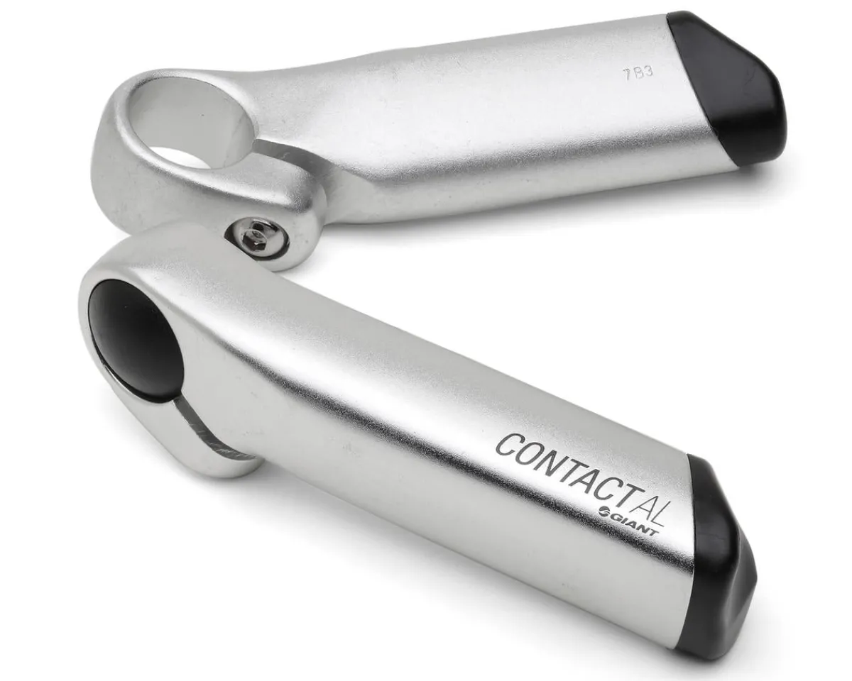 Giant Handlebars|Aluminum Contact AL Bar Ends (Silver)