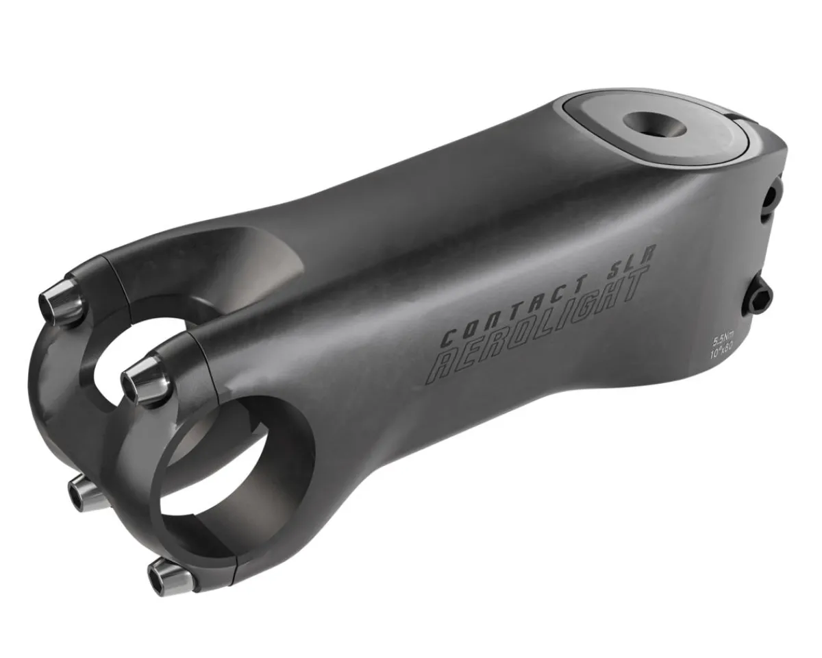 Giant Stems & Parts|Contact SLR Aerolight Stem (Black) (31.8mm) (70mm) (10°) (Fits D-Shaped Overdrive Aero Steerers)