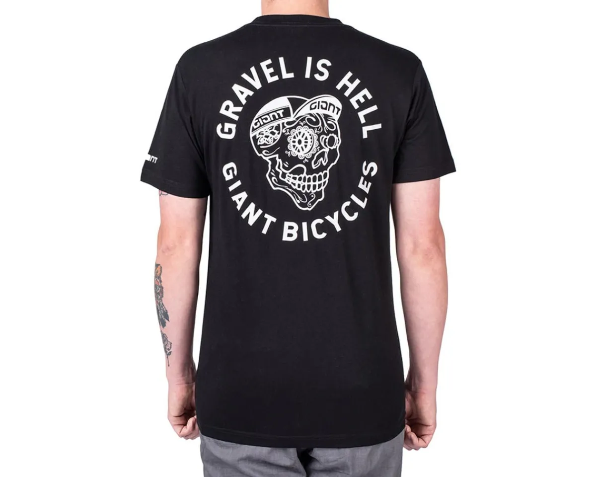 Giant Casual Clothing|Gravel Is Hell Short Sleeve T-Shirt (Black/Camo) (XS)