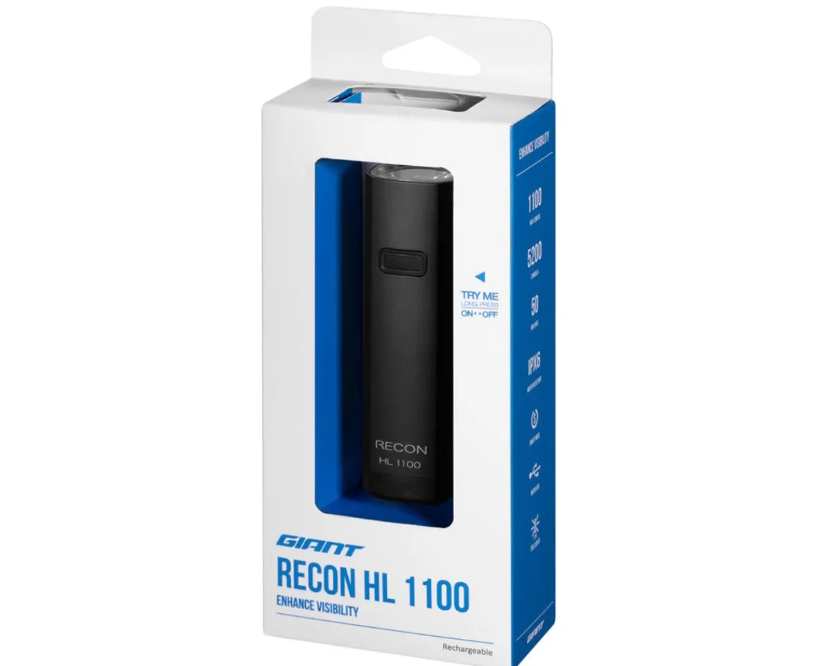 Giant Bike Lights|Recon HL 1100 Headlight (Black) (1100 Lumens)