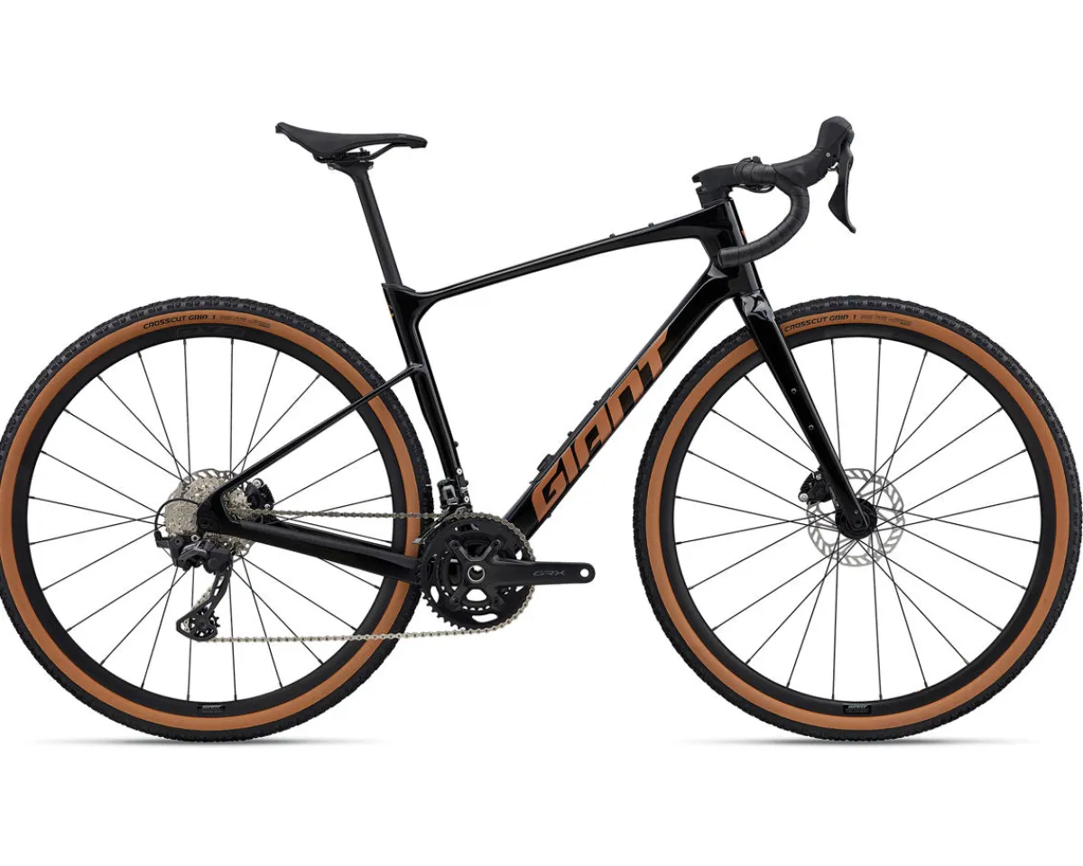 Giant Gravel Bikes|Giant Bikes|Revolt Advanced 2 Gravel Bike (Carbon Smoke) (M)