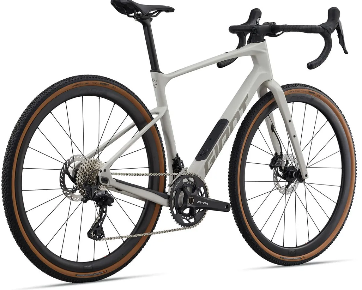 Giant Gravel Bikes|Giant Bikes|Revolt Advanced 0 Gravel Bike (Snow Drift) (M/L)