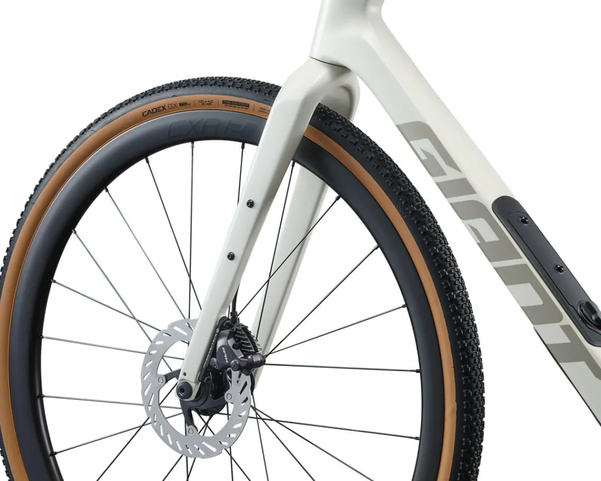 Giant Gravel Bikes|Giant Bikes|Revolt Advanced 0 Gravel Bike (Snow Drift) (M/L)