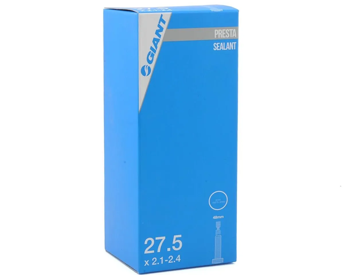 Giant Tubes|27.5" Sealant Inner Tube (Presta) (2.1 - 2.4") (48mm) (Threaded) (Removable Core)