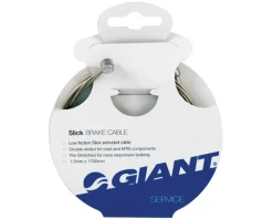 Giant Brakes|Cables & Housing|Slick Brake Cable (Double-Ended) (Road & Mountain) (1.5mm) (1700mm) (Galvanized)