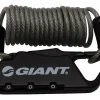 Giant Bike Locks|SureLock Flex Combo Air Cable Lock (Black) (2.2mm x 108cm)